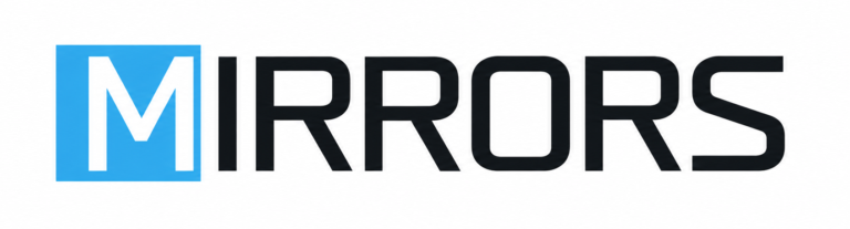 Clean MIRRORS logo on white 1