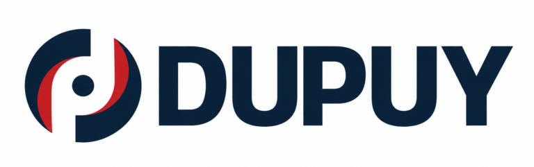 DUPUY logo on a pure white background 1