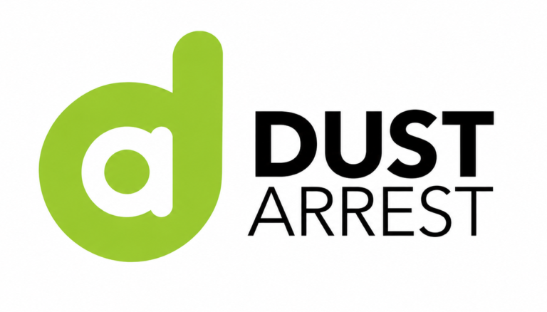 DUST ARREST logo on white 1